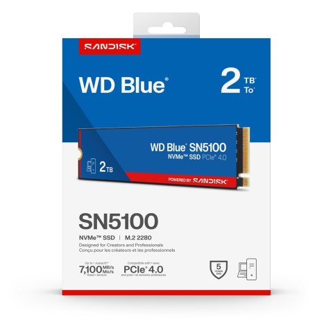 WD WD Blue SN5100 2TB PCIe M2 WDS200T5B0E