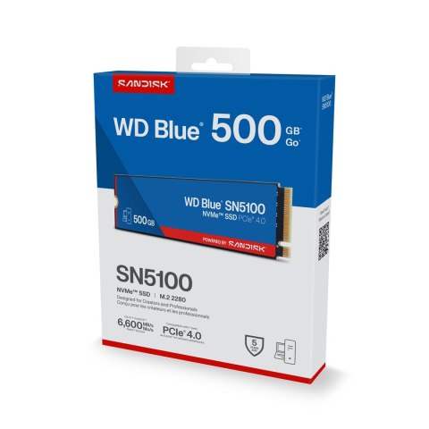 WD WD Blue SN5100 500GB PCIe M2 WDS500G5B0E