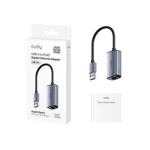 CUDY CUDY UE10A Adapter USB-A to Ethernet