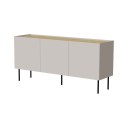 Cama MEBLE Komoda FELLINI 150x40x70 kaszmir + blat dąb olejowany Cama MEBLE Komoda FELLINI 150x40x70 kaszmir + blat dąb olejowany