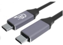 GEMBIRD GEMBIRD KABEL USB 4 TYPU C POWER DELIVERY (PD) DO ŁADOWANIA I TRANSMISJI DANYCH 40 GB/S, 240 W, 1.5 M