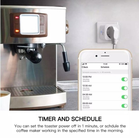 GreenBlue GREENBLUE ZDALNIE STEROWANE GNIAZDKO WIFI TYP F GB720F