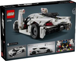 Lego LEGO 42184 Technic - Biały hipersamochód Koenigsegg Jesko Absolut