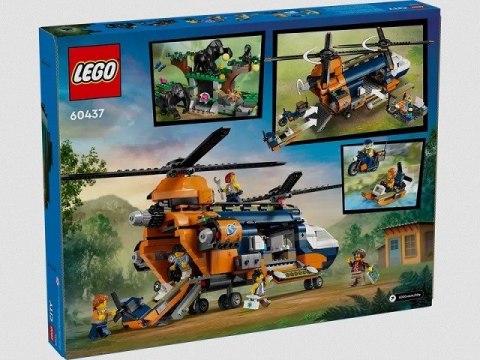 Lego LEGO City 60437 Helikopter badaczy dżungli w bazie Lego LEGO City 60437 Helikopter badaczy dżungli w bazie