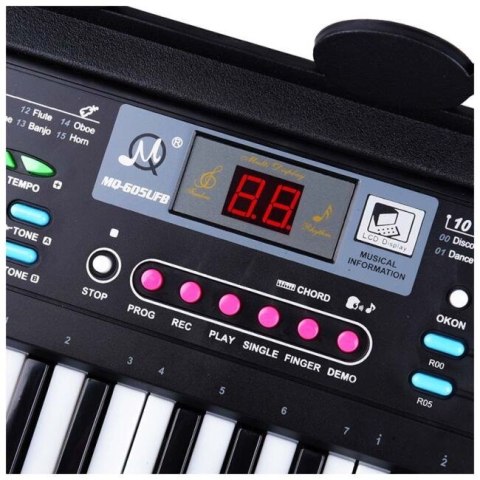 MQ MQ 605 UFB KEYBOARD - Organy z mikrofonem dla dzieci do nauki gry MQ MQ 605 UFB KEYBOARD - Organy z mikrofonem dla dzieci do nauki gry