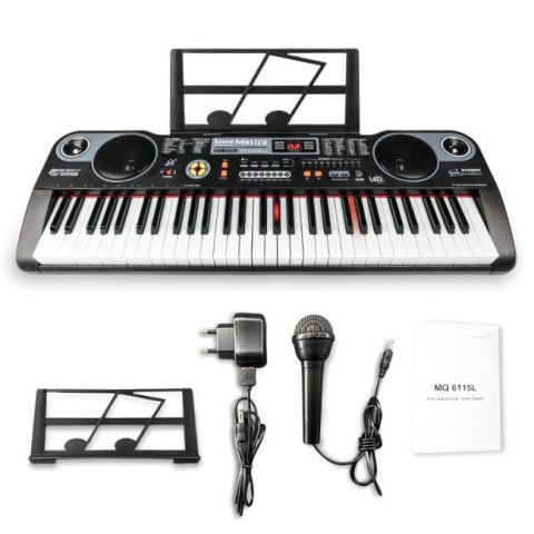 MQ MQ 6115L KEYBOARD - Organy z mikrofonem dla dzieci do nauki gry MQ MQ 6115L KEYBOARD - Organy z mikrofonem dla dzieci do nauki gry