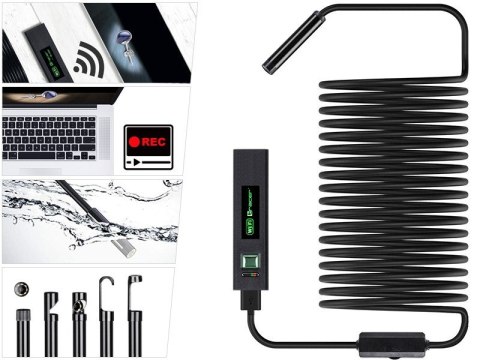 Tracer TRACER KAMERA ENDOSKOPOWA HARDWIRE 5M 8MM LED WIFI