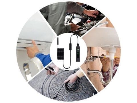 Tracer TRACER KAMERA ENDOSKOPOWA HARDWIRE 5M 8MM LED WIFI