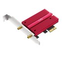 CUDY Karta sieciowa CUDY WE4000 AX5400 Wi-Fi 6/6E BT 5.2 Intel AX210NGW Radiator PCIe + Antena na kablu CUDY Karta sieciowa CUDY WE4000 AX5400 Wi-Fi 6/6E BT 5.2 Intel AX210NGW Radiator PCIe + Antena na kablu