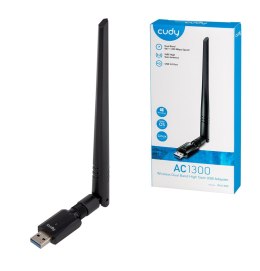 CUDY Karta sieciowa CUDY WU1400 AC1300 USB 3.0 Antena zew. 5dbi