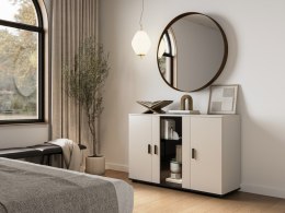 Cama MEBLE Komoda SOHO 120x41x80 kaszmir+ czarny