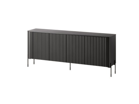 Cama MEBLE Komoda VERA 190x40x80 czarny mat