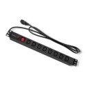 Qoltec Listwa Qoltec 53998 (kolor czarny)