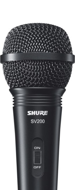 SHURE Shure SV200 - Mikrofon dynamiczny, uniwersalny, kardioidalny, włącznik, kabel