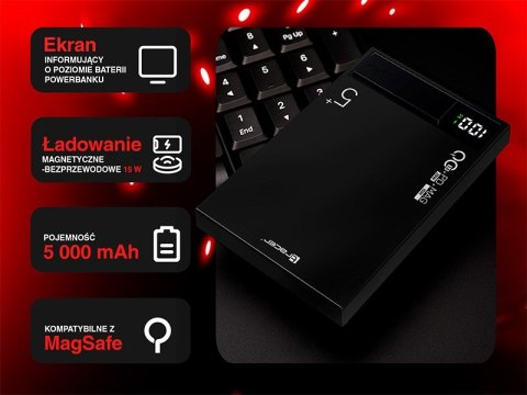 Tracer TRACER POWERBANK AIRMAG1 5000MAH PD20W+15W MAG