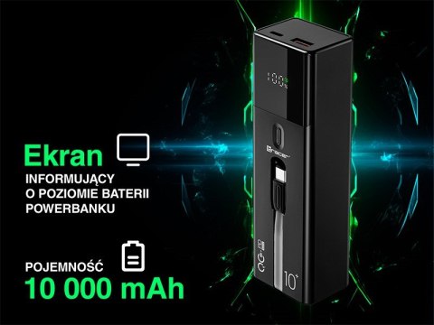 Tracer TRACER POWERBANK QUANT 10000MAH 100W PD+QC Tracer TRACER POWERBANK QUANT 10000MAH 100W PD+QC