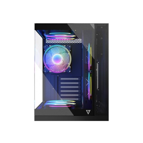 MODECOM MODECOM OBUDOWA VOLCANO PANORAMA APEX ARGB 5F MIDI BLACK