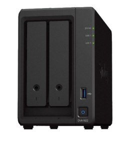 Synology Synology DVA1622 Network Video Recorder (2 Bay) Deep Learning NVR 8GB, 4x RJ-45, 250W