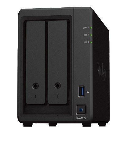 Synology Synology DVA1622 Network Video Recorder (2 Bay) Deep Learning NVR 8GB, 4x RJ-45, 250W Synology Synology DVA1622 Network Video Recorder (2 Bay) Deep Learning NVR 8GB, 4x RJ-45, 250W