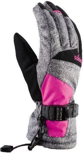 Viking Rękawice narciarskie damskie VIKING Ronda rozmiar 6, różowe