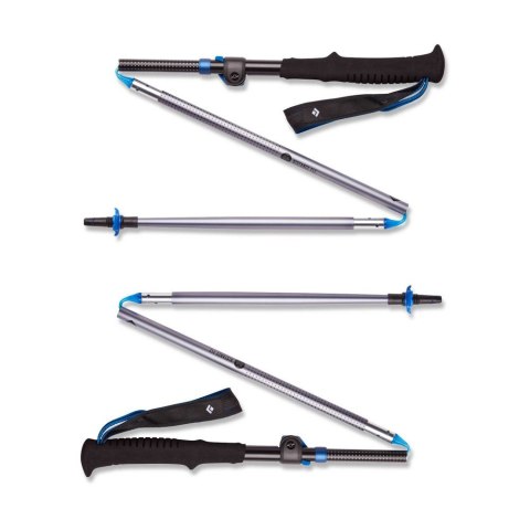 Black Diamond Kije Trekkingowe Black Diamond DISTANCE FLZ POLES PEWTER