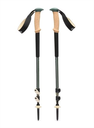 Black Diamond Kije trekkingowe Black Diamond TRAIL CORK TREKKING POLES - laurel green
