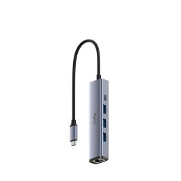 CUDY CUDY UH605 Hub 5-IN-1 USB z GbE