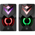 Defender DEFENDER GLOSNIKI PC J4 2.0 6W LED USB CZARNE 65964 Defender DEFENDER GLOSNIKI PC J4 2.0 6W LED USB CZARNE 65964