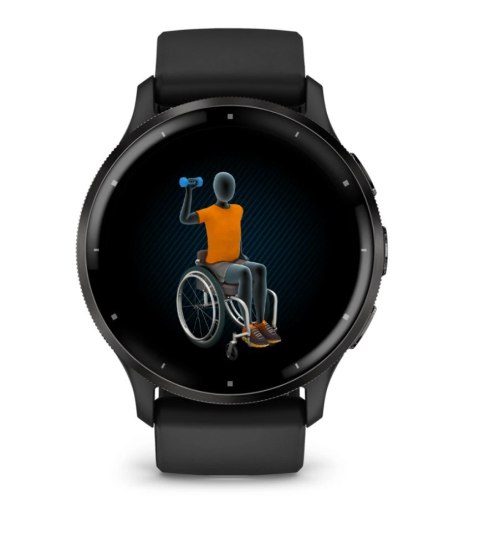 Garmin Zegarek Garmin Venu 3 45mm Czarny Garmin Zegarek Garmin Venu 3 45mm Czarny