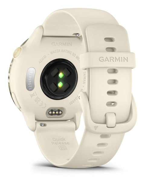 Garmin Zegarek Garmin Vivoactive 6 42mm Bone/Lunar Gold Garmin Zegarek Garmin Vivoactive 6 42mm Bone/Lunar Gold