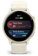 Garmin Zegarek Garmin Vivoactive 6 42mm Bone/Lunar Gold Garmin Zegarek Garmin Vivoactive 6 42mm Bone/Lunar Gold