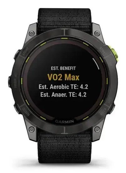 Garmin Zegarek sportowy Garmin Enduro 2 Solar 35mm Black Carbon Gray DLC Ti Ultrafit Band Szary Garmin Zegarek sportowy Garmin Enduro 2 Solar 35mm Black Carbon Gray DLC Ti Ultrafit Band Szary