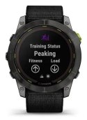 Garmin Zegarek sportowy Garmin Enduro 2 Solar 35mm Black Carbon Gray DLC Ti Ultrafit Band Szary