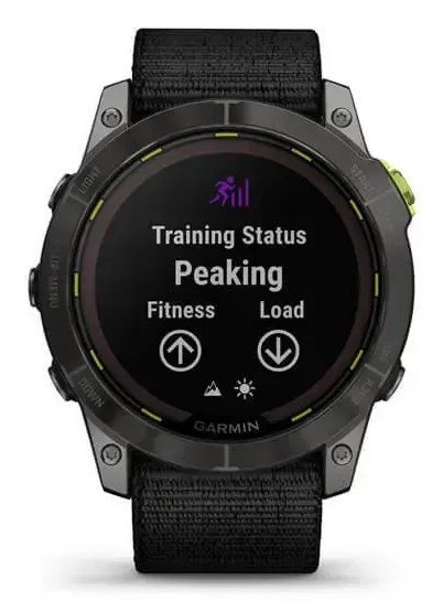 Garmin Zegarek sportowy Garmin Enduro 2 Solar 35mm Black Carbon Gray DLC Ti Ultrafit Band Szary Garmin Zegarek sportowy Garmin Enduro 2 Solar 35mm Black Carbon Gray DLC Ti Ultrafit Band Szary
