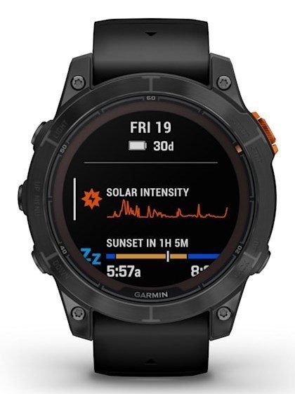 Garmin Zegarek sportowy Garmin Fenix 7 Pro Solar Edition Slate Grey / Black Band