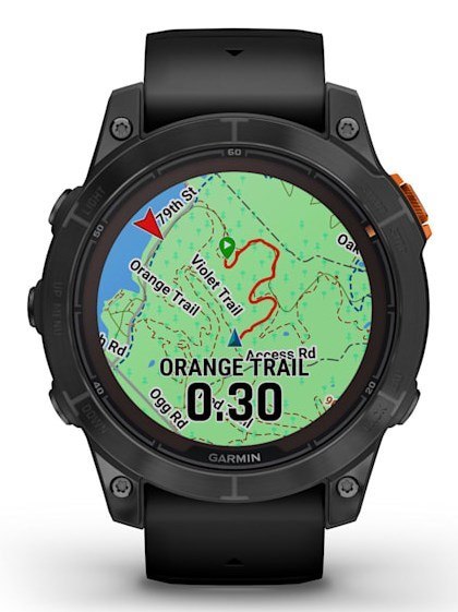 Garmin Zegarek sportowy Garmin Fenix 7 Pro Solar Edition Slate Grey / Black Band