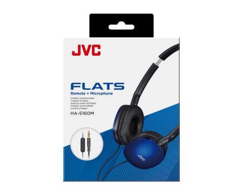 JVC Słuchawki JVC HA-S160M-AU Niebieskie JVC Słuchawki JVC HA-S160M-AU Niebieskie