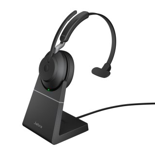 Jabra Słuchawki nauszne bezprzewodowe Jabra Evolve2 65 UC Mono USB-A + stand