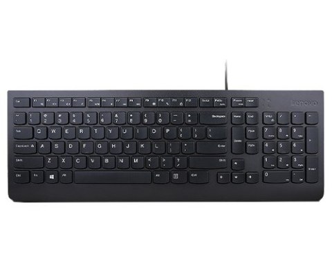 Lenovo Lenovo Essential klawiatura Uniwersalna USB QWERTY US English Czarny 4Y41C68681 Lenovo Lenovo Essential klawiatura Uniwersalna USB QWERTY US English Czarny 4Y41C68681