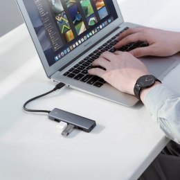 UGREEN Ugreen Hub Adapter 4w1 USB do 4x USB 3.0+micro USB (szary)
