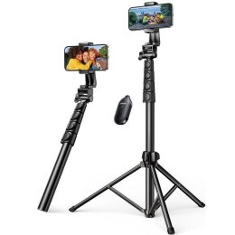 UGREEN Ugreen selfie stick ze stojakiem i pilotem LP680 1.8m (czarny)
