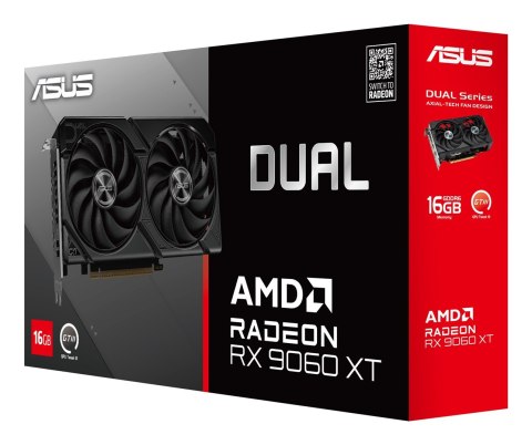 ASUS Karta graf. ASUS DUAL RX9060XT 16G ASUS Karta graf. ASUS DUAL RX9060XT 16G