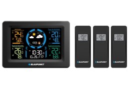 Blaupunkt BLAUPUNKT Stacja pogodowa z 3 czujnikami z LCD WS40BK