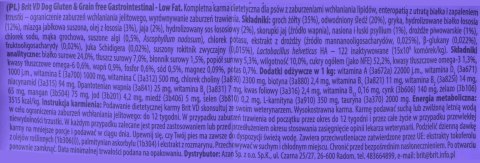 Brit BRIT Grain Free Vet Diets Dog Gastrointestinal Low Fat Śledź & Groszek - sucha karma dla psa - 2 kg (WYPRZEDAŻ) Brit BRIT Grain Free Vet Diets Dog Gastrointestinal Low Fat Śledź & Groszek - sucha karma dla psa - 2 kg (WYPRZEDAŻ)