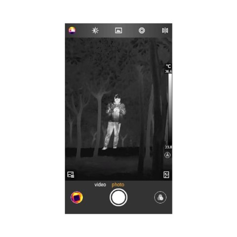 Guide Sensmart GUIDE SENSMART KAMERA TERMOWIZYJNA MOBIR 2S M2SA USB-C, 256X192PX DO 150°C FOV 25° AUTOFOCUS 100M NOKTOWIZJA M2SA