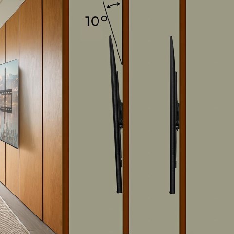 Maclean MACLEAN UCHWYT DO TV MAX VESA 600X400, 32-80", 45KG, REG. ODCHYLENIA +0°~-10° MC-413