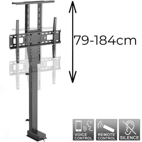 Maclean MACLEAN UCHWYT ELEKTRYCZNY WYSUWANY DO TV, TUYA, 37''-80'', VESA 600X400, MAX 60KG MC-866T Maclean MACLEAN UCHWYT ELEKTRYCZNY WYSUWANY DO TV, TUYA, 37''-80'', VESA 600X400, MAX 60KG MC-866T