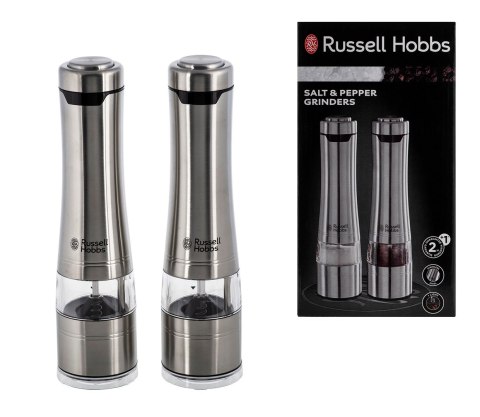 RUSSELL HOBBS ZESTAW MŁYNKÓW DO SOLI I PIEPRZU CLASSICS 23460-56 RUSSELL HOBBS ZESTAW MŁYNKÓW DO SOLI I PIEPRZU CLASSICS 23460-56