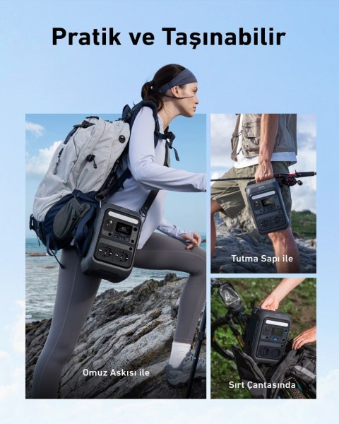 ANKER Przenośna stacja zasilania Anker Solix C300X 288Wh 300W