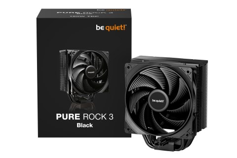 BE QUIET! CHŁODZENIE CPU BE QUIET! PURE ROCK 3 BLACK BE QUIET! CHŁODZENIE CPU BE QUIET! PURE ROCK 3 BLACK